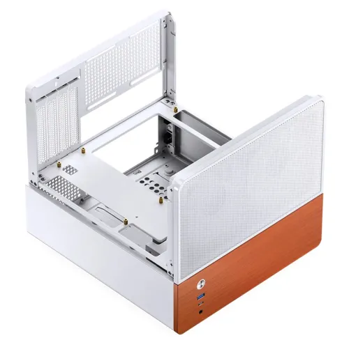 Case JONSBO V12 White – M-ATX/ITX| GPU 260mm| Kính 270°